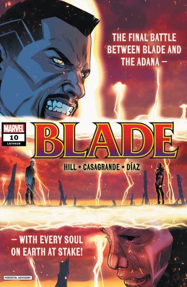 Cover for comic book series called Blade