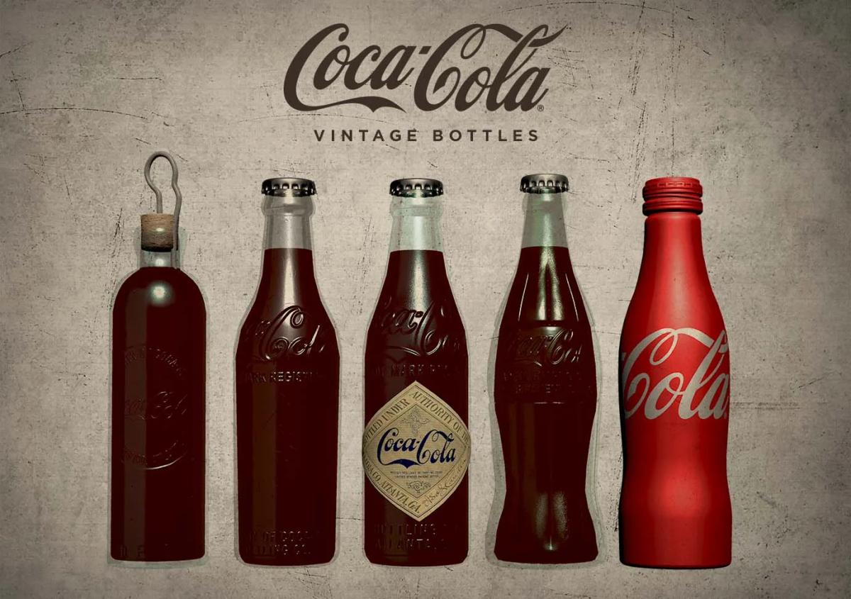 Coca-Cola Vintage Bottles image