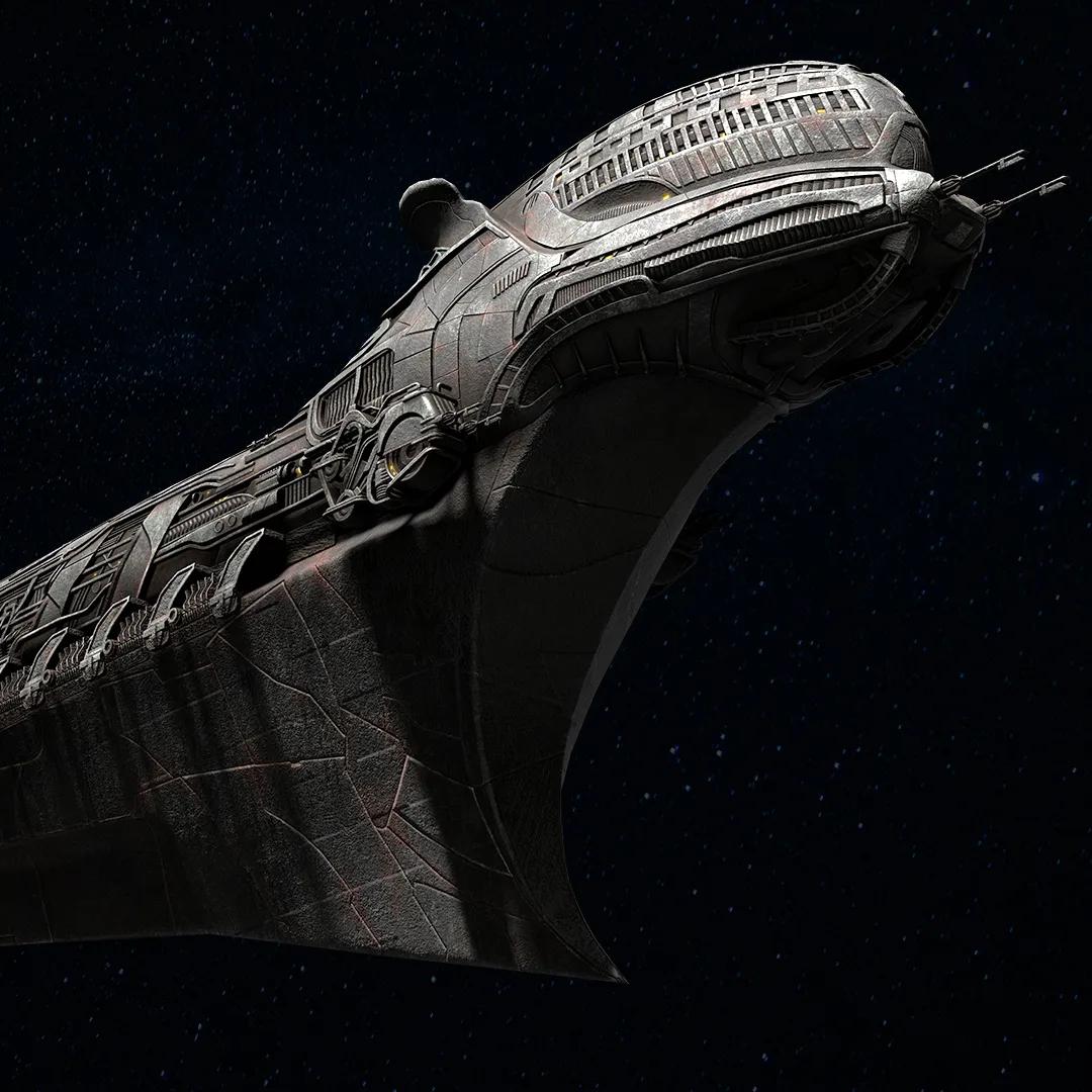 Klingon Cleave Starship