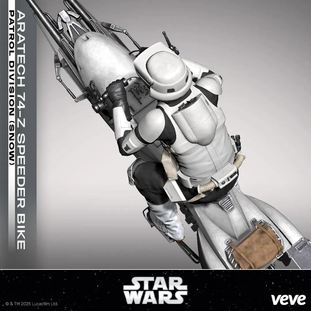 Aratech 74-Z Speeder Bike – Patrol Division (Snow) image 3