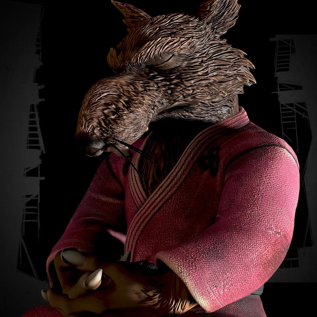Master Splinter - Zen Pose Collectible