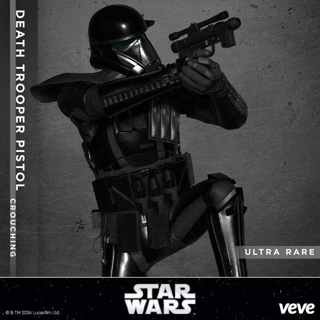 Death Trooper Pistol - Crouching