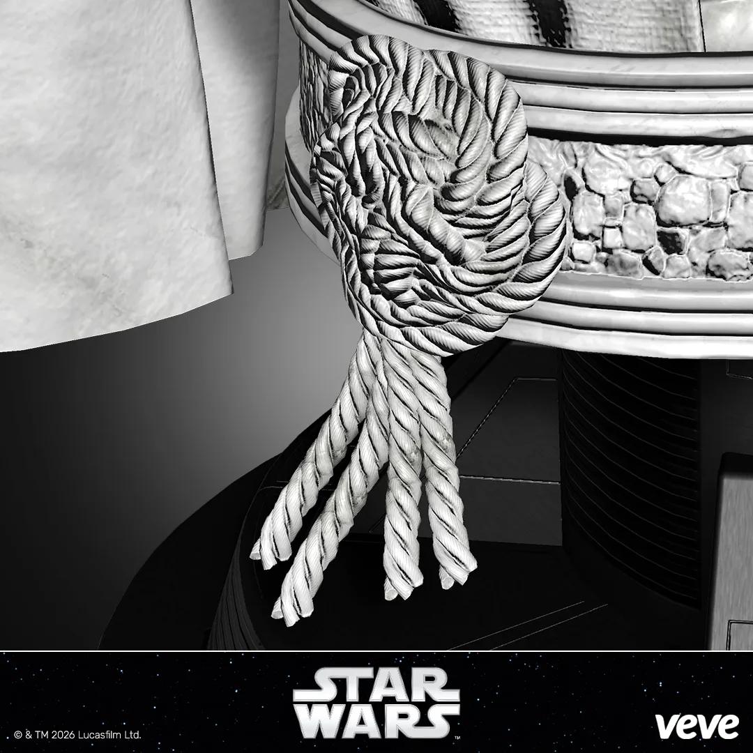 Darth Vader Bust - White Marble