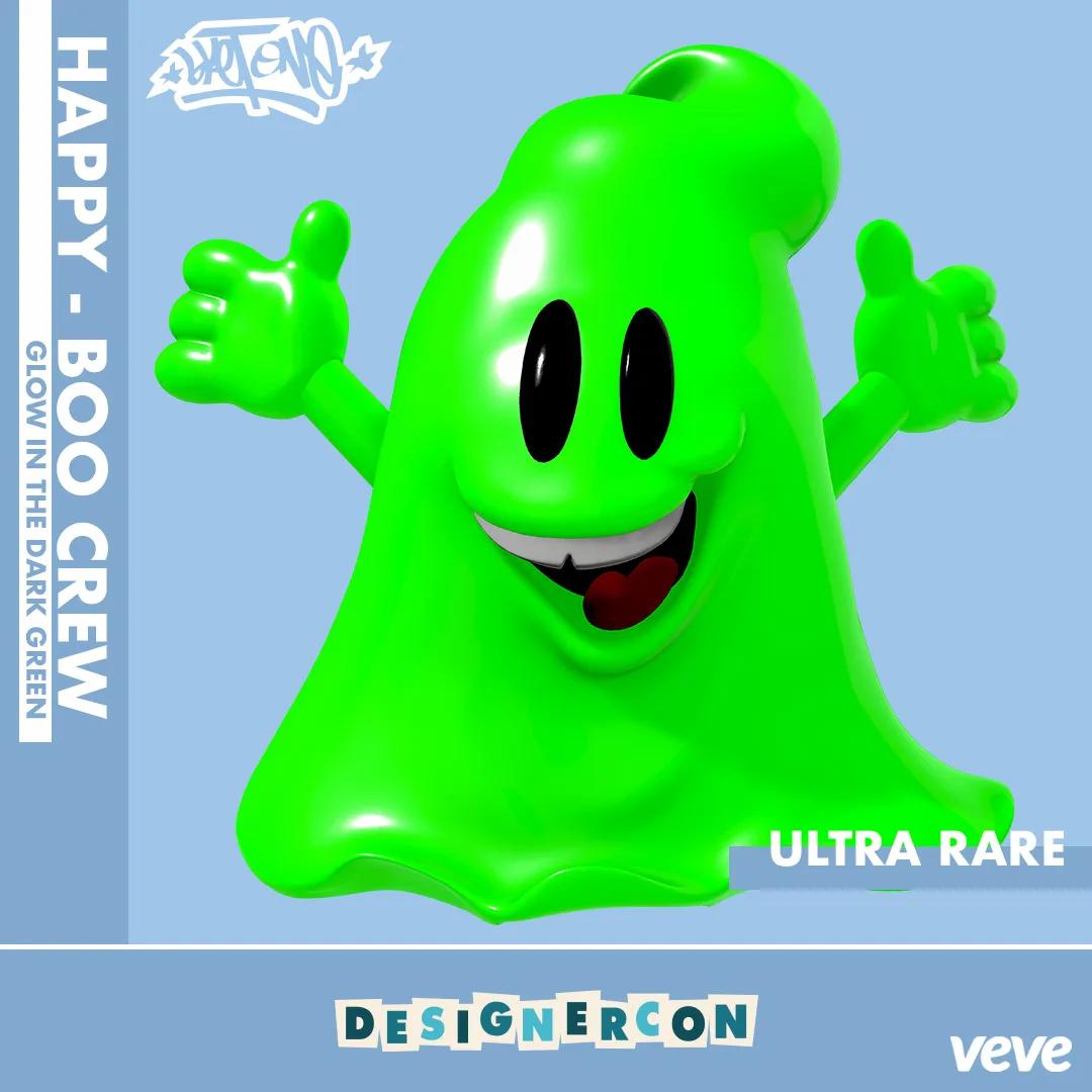 Sket One - Boo Crew - Glow In The Dark Green