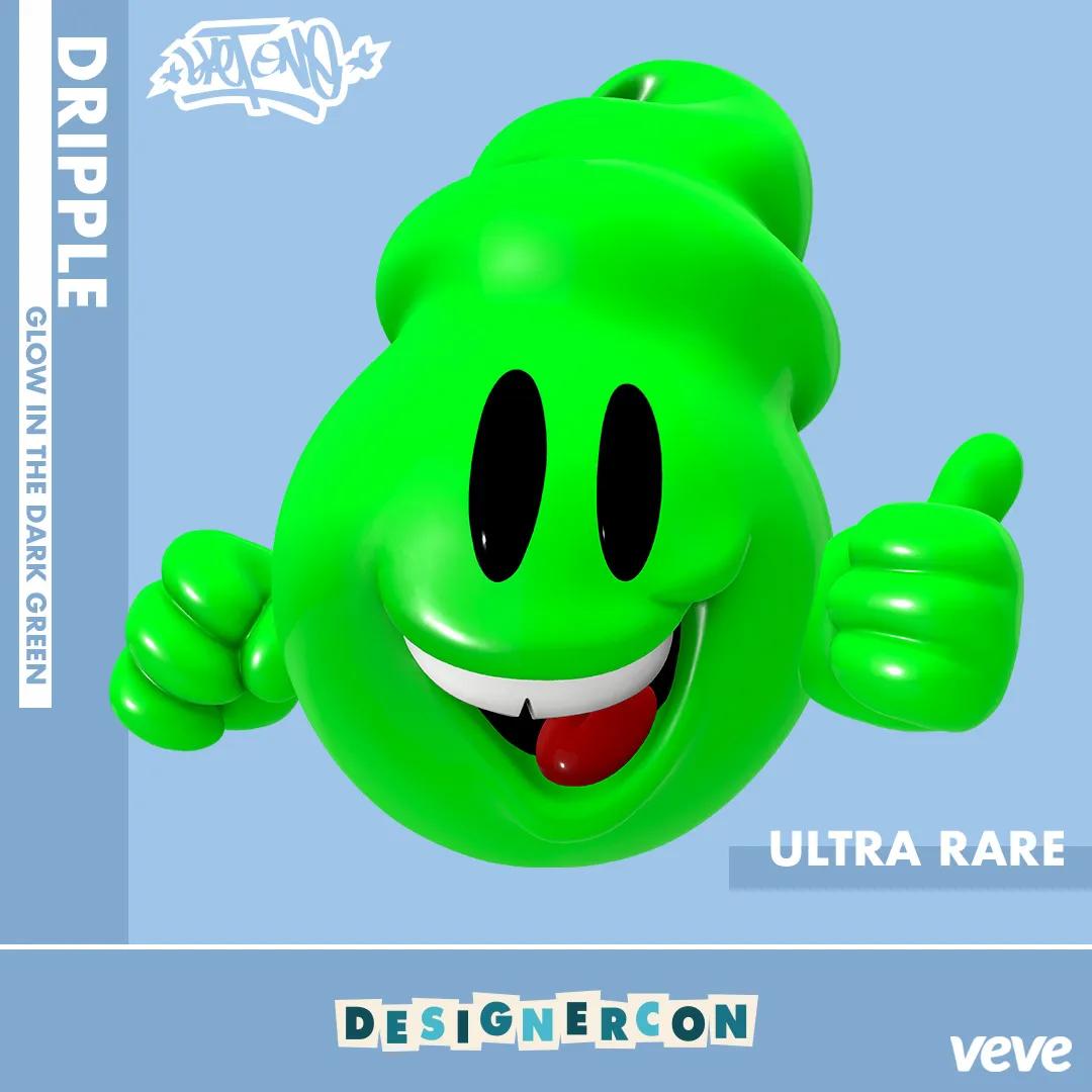 Sket One - Dripple - Glow In The Dark Green