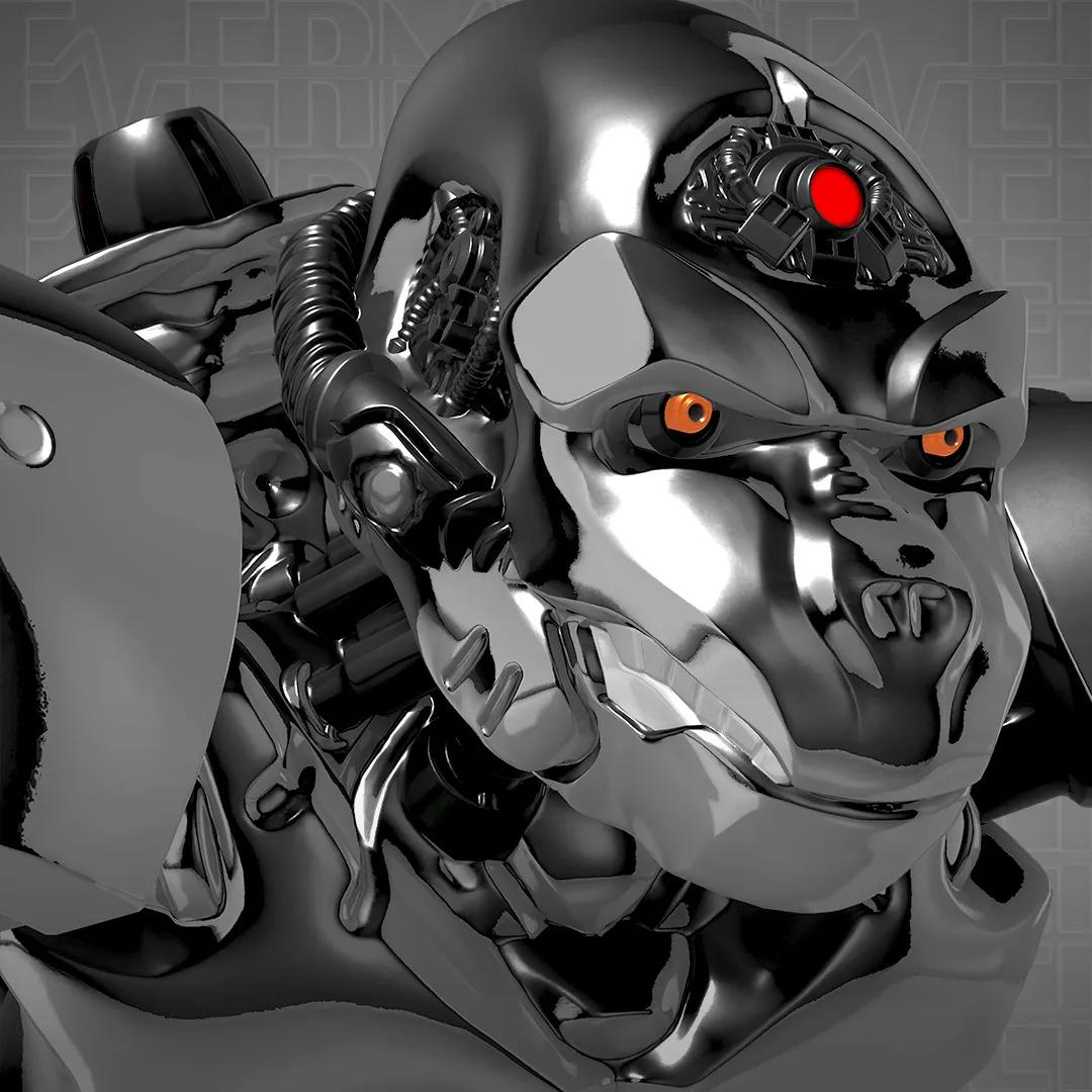 Mech Bobo - Silver image 4