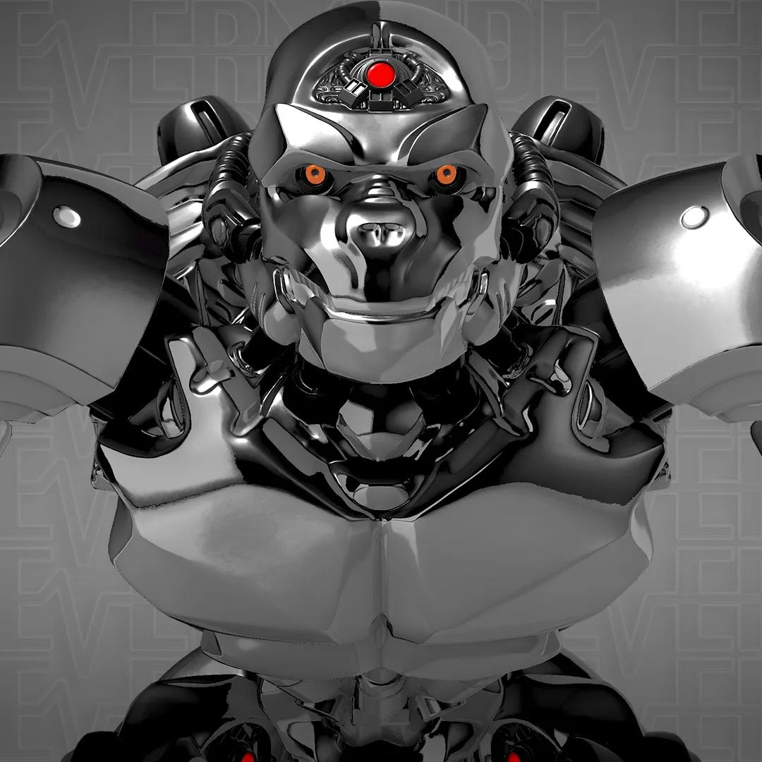 Mech Bobo - Silver image 2