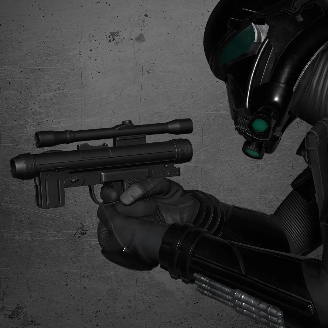 Death Trooper Pistol - Prone