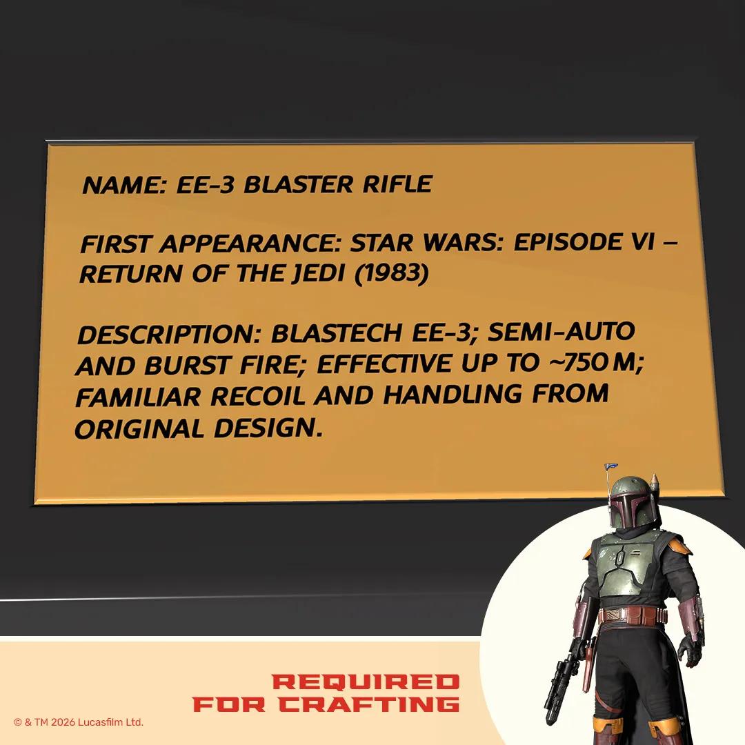 Boba Fett’s EE-3 Carbine Rifle