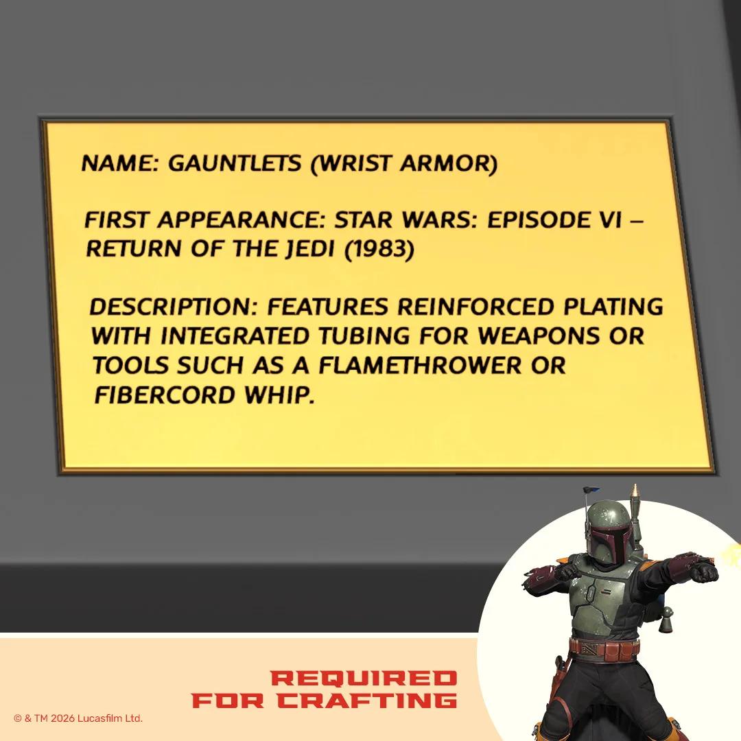 Boba Fett’s Gauntlets