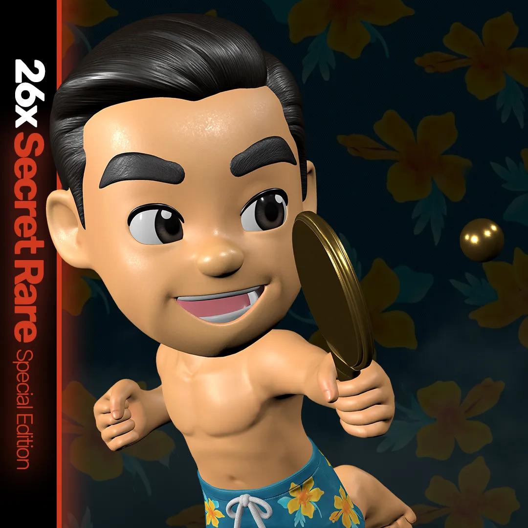 Paddle Ball - Gold Collectible