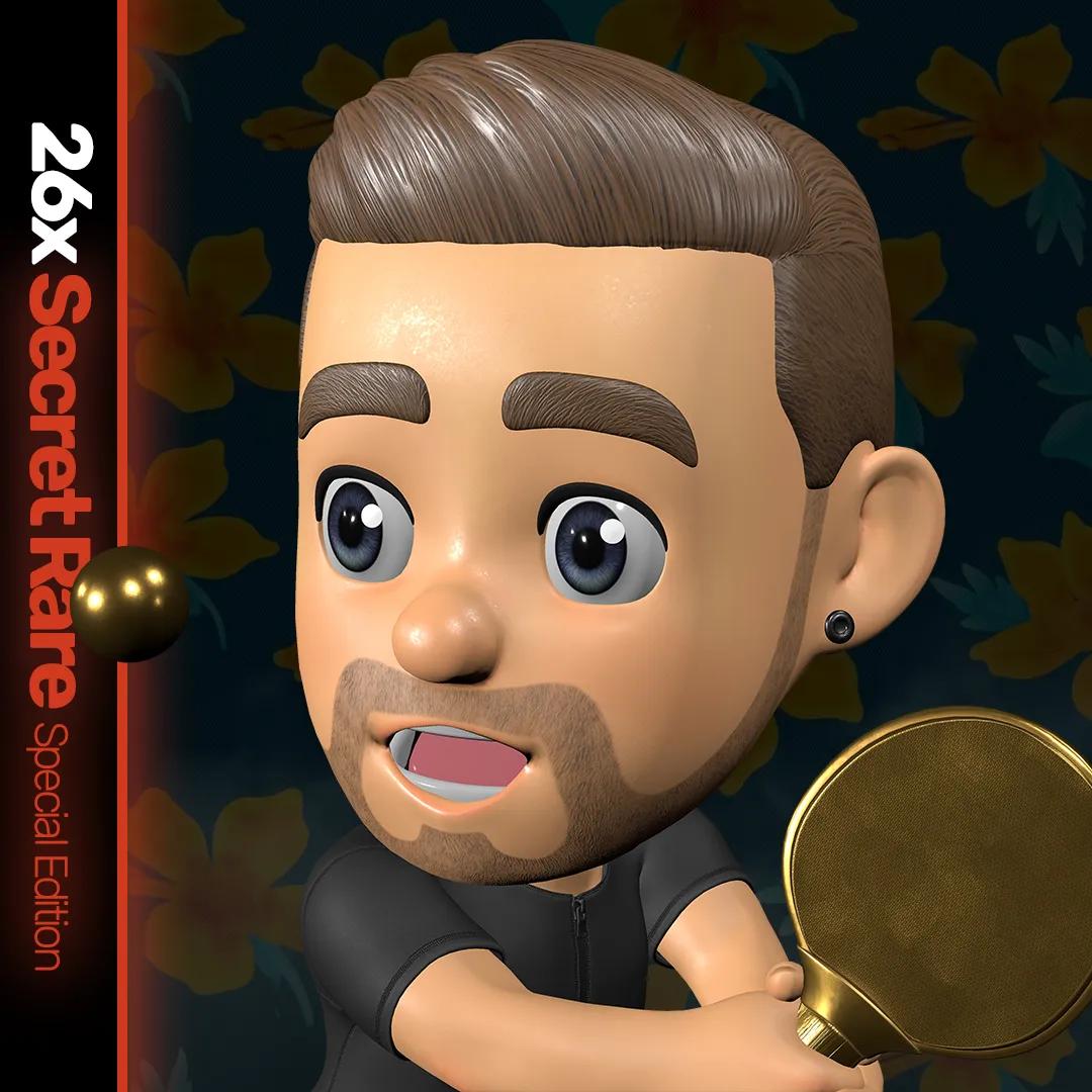 Paddle Ball - Gold Collectible