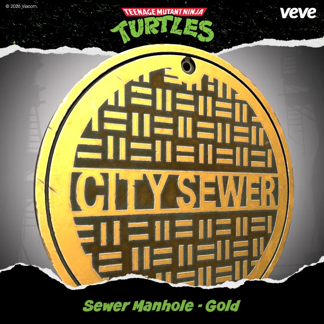 Sewer Manhole - Gold Collectible