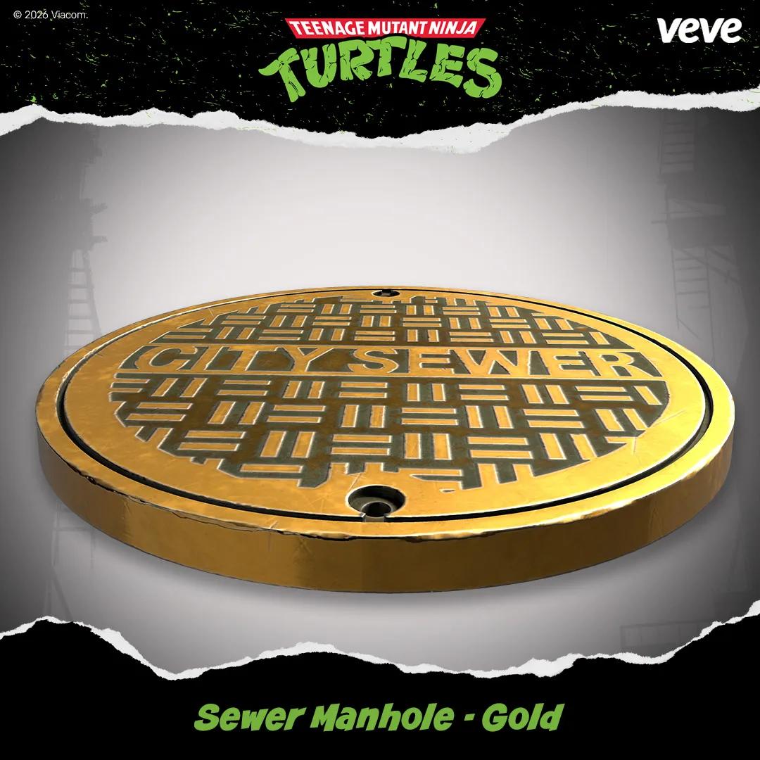 Sewer Manhole - Gold Collectible