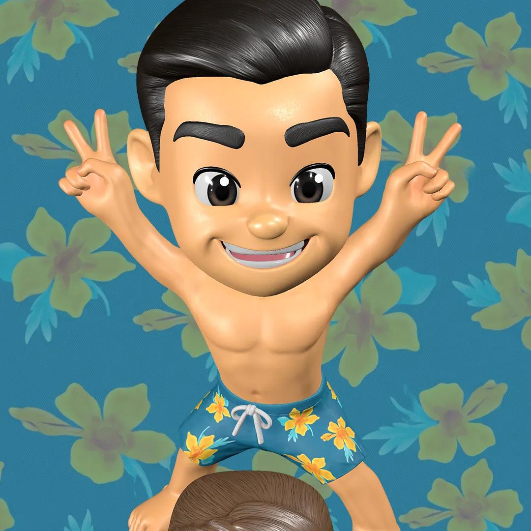 Acrobatic Surfing Collectible