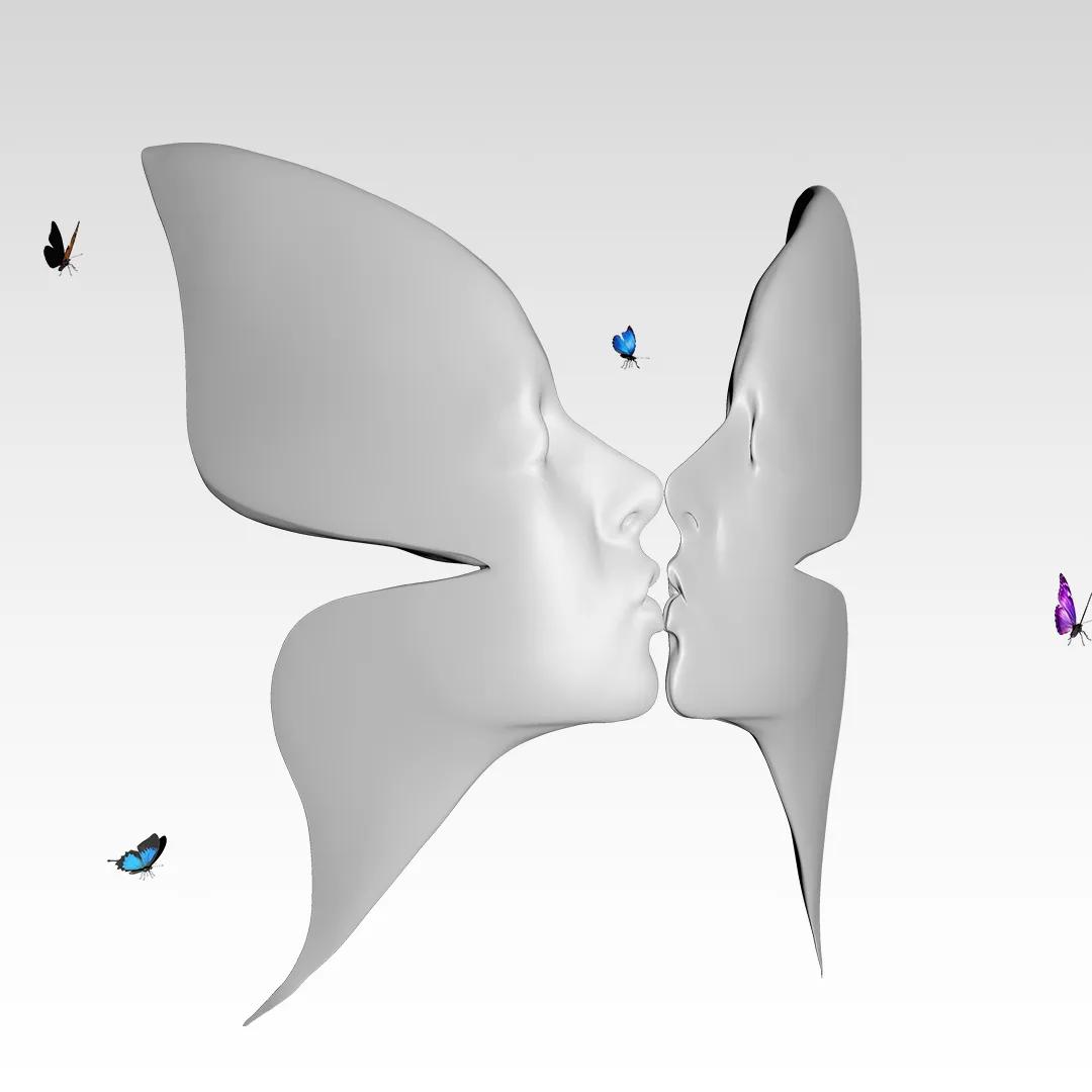 Butterfly - Gray Collectible