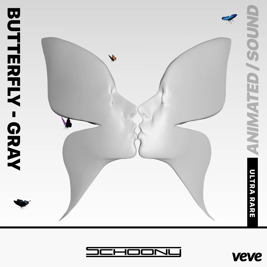 Butterfly - Gray Collectible