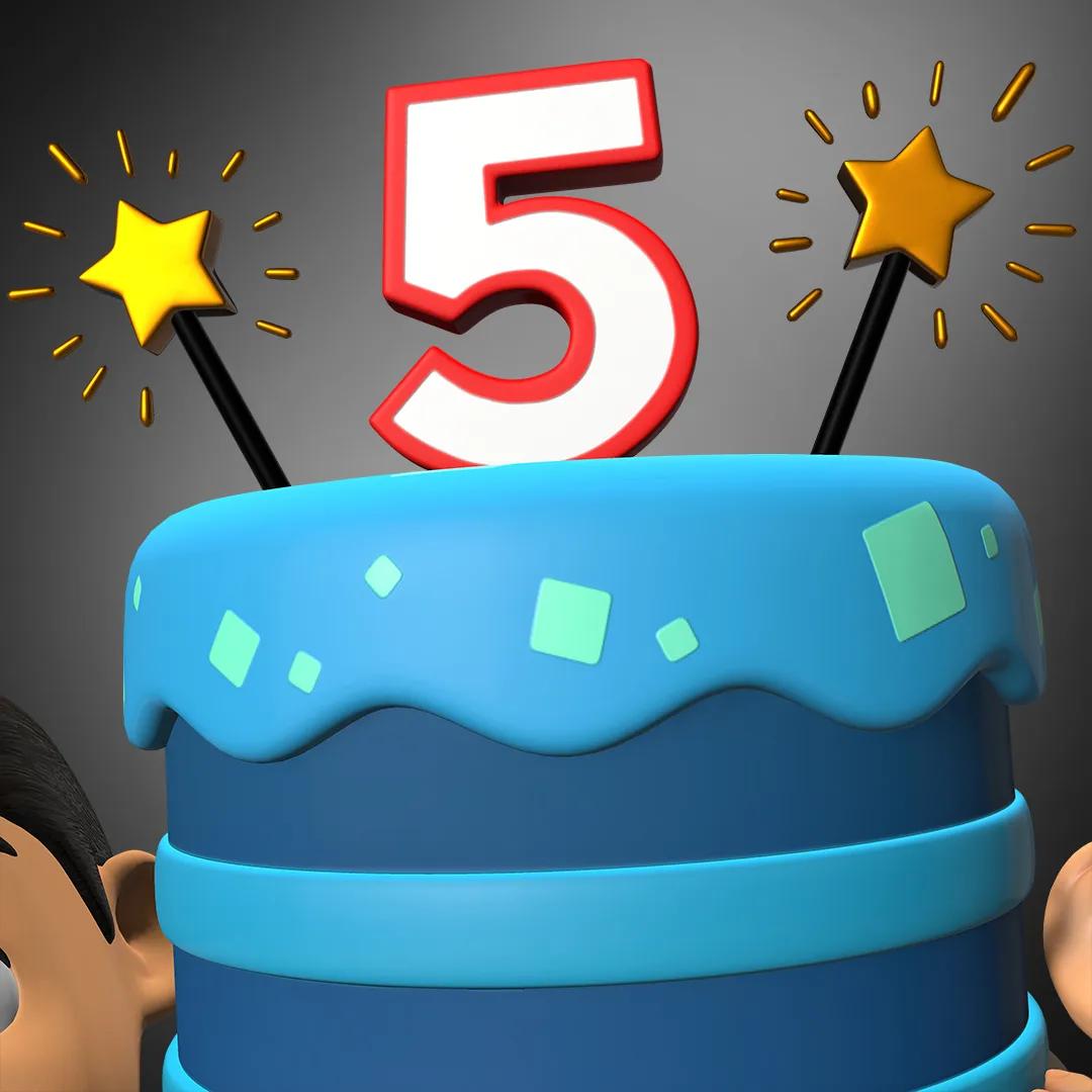 D&D - 5th Birthday Cake image 2