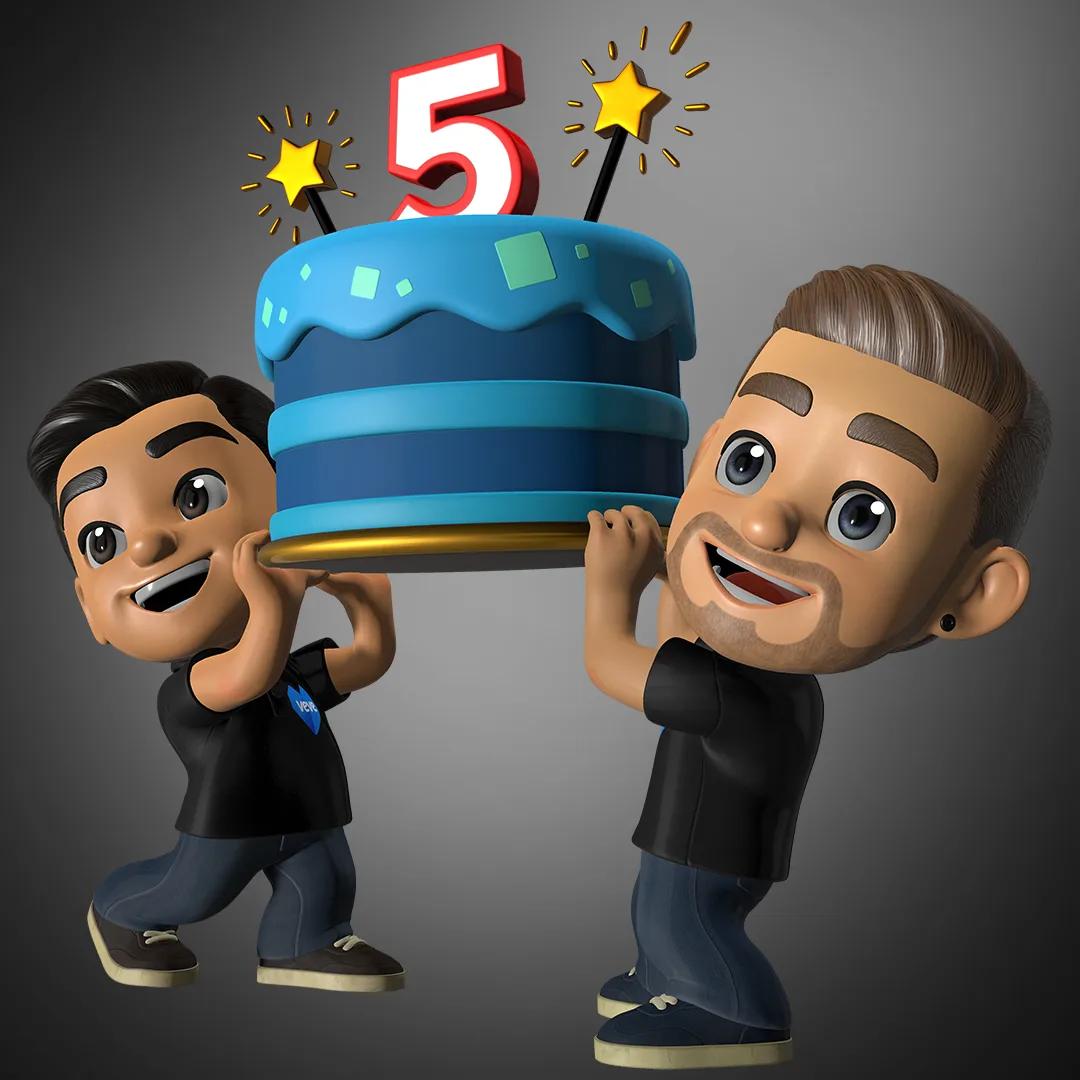 D&D - 5th Birthday Cake image 4