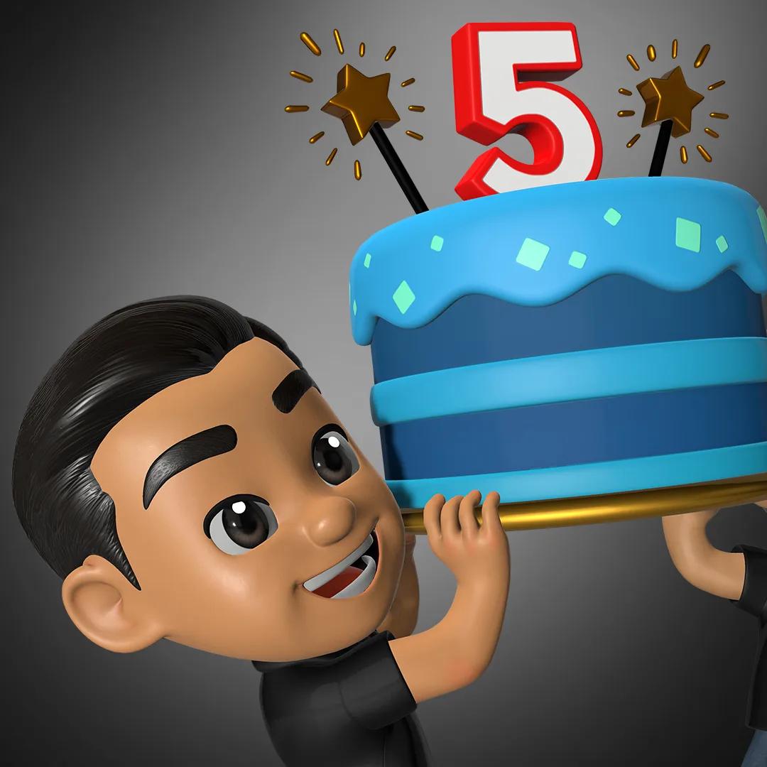 D&D - 5th Birthday Cake image 6