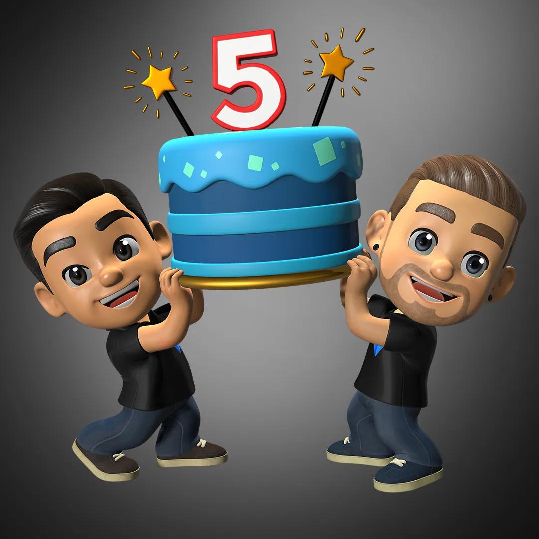 D&D - 5th Birthday Cake image 1