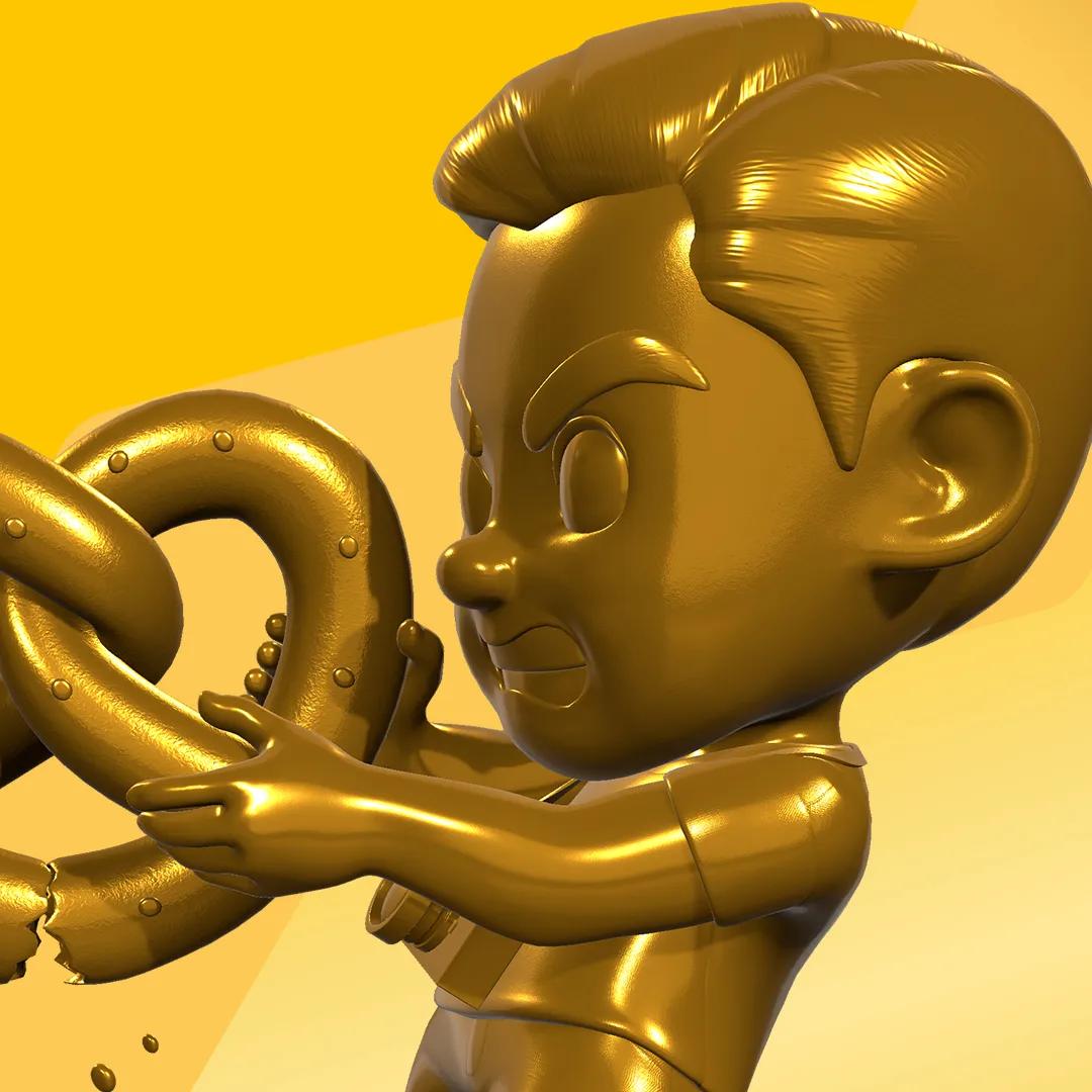 Pretzel Tug-of-War - Gold 收藏品