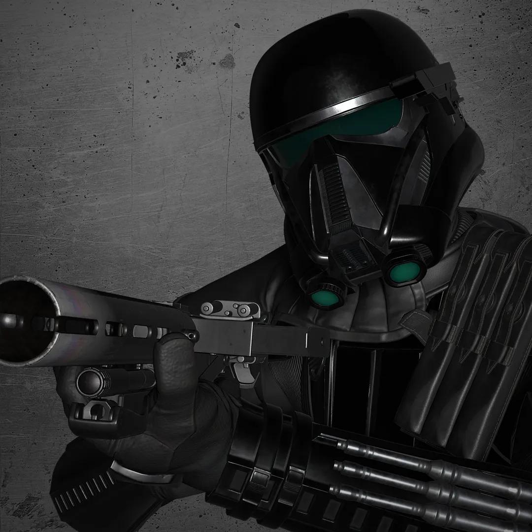 Death Trooper E-11D - Crouching