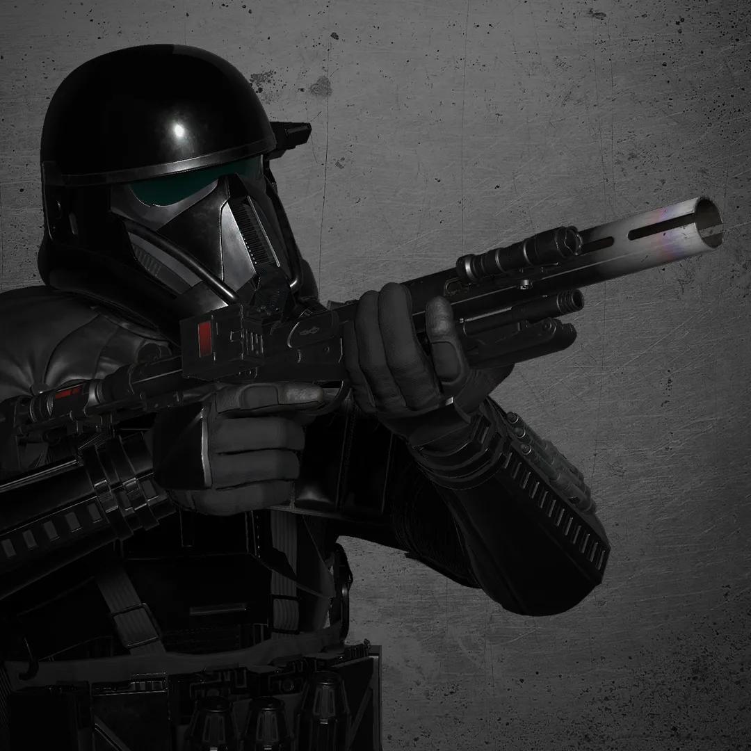 Death Trooper E-11D - Crouching