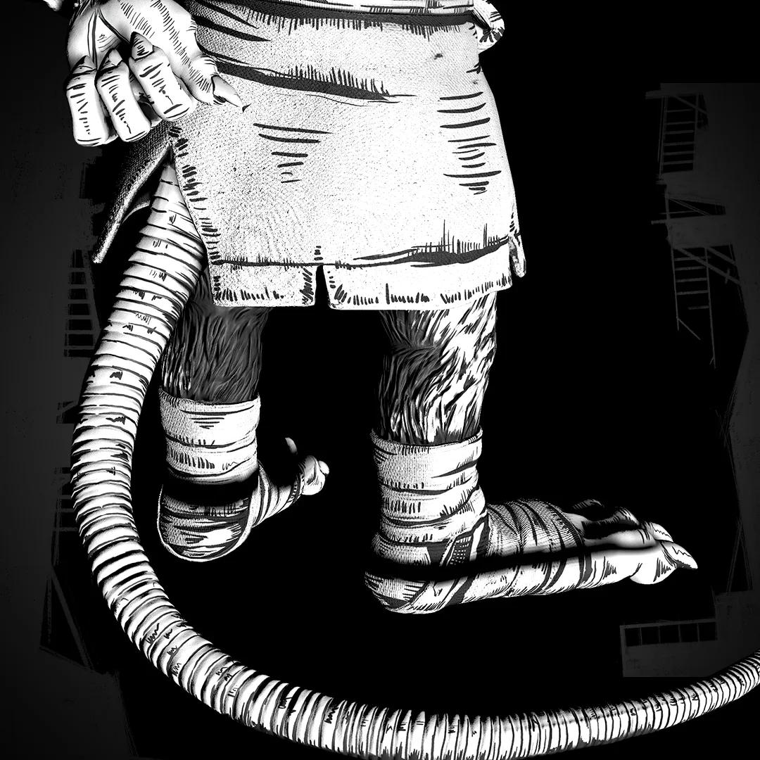 Master Splinter - Black & White Variant Collectible
