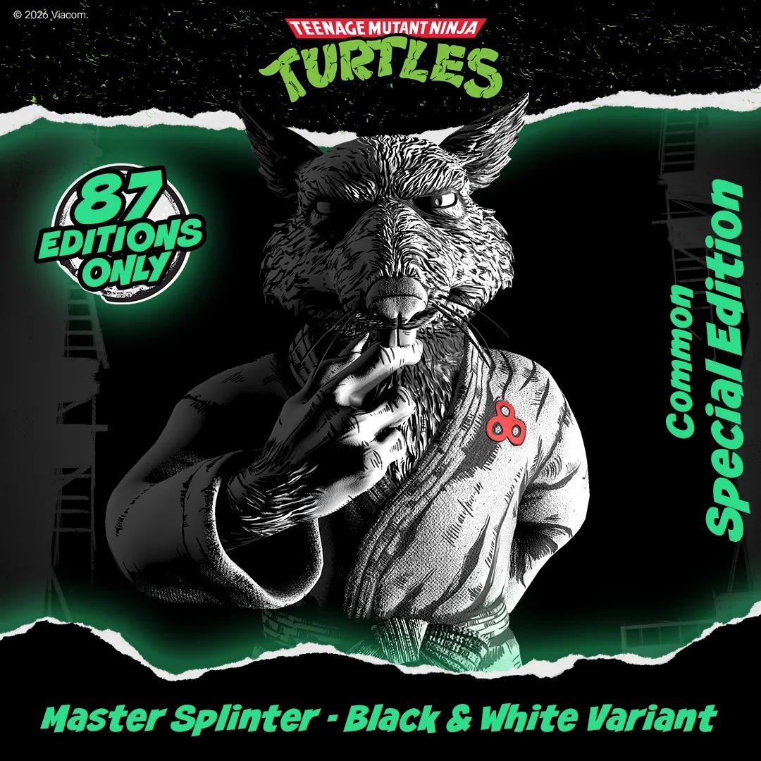 Master Splinter - Black & White Variant Collectible