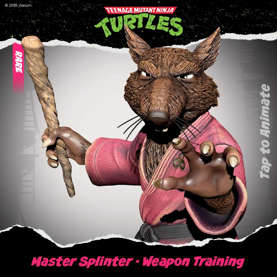 Master Splinter - Weapon Training Collectible
