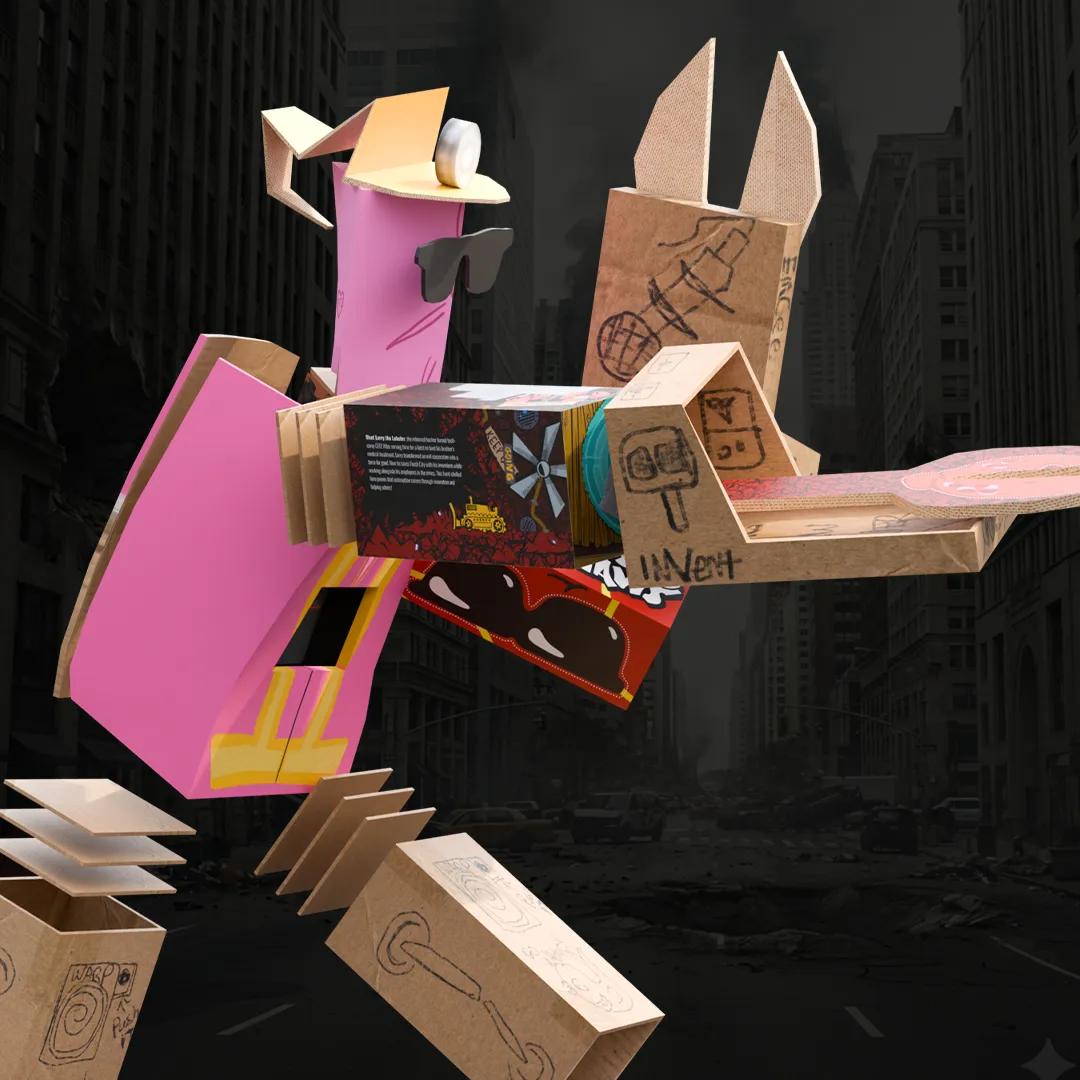 The Feesh Force 5 Box Robot