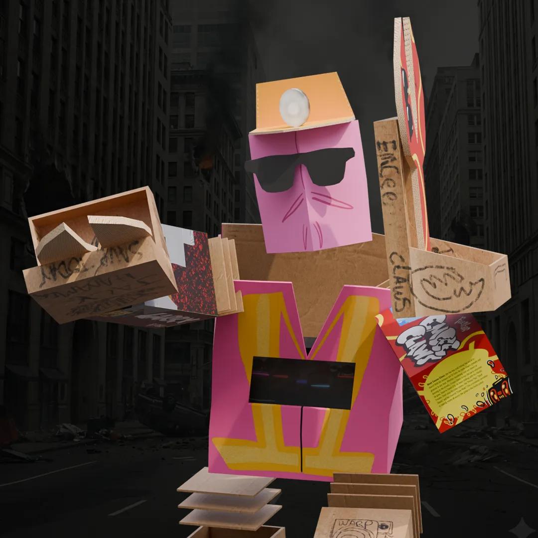 The Feesh Force 5 Box Robot