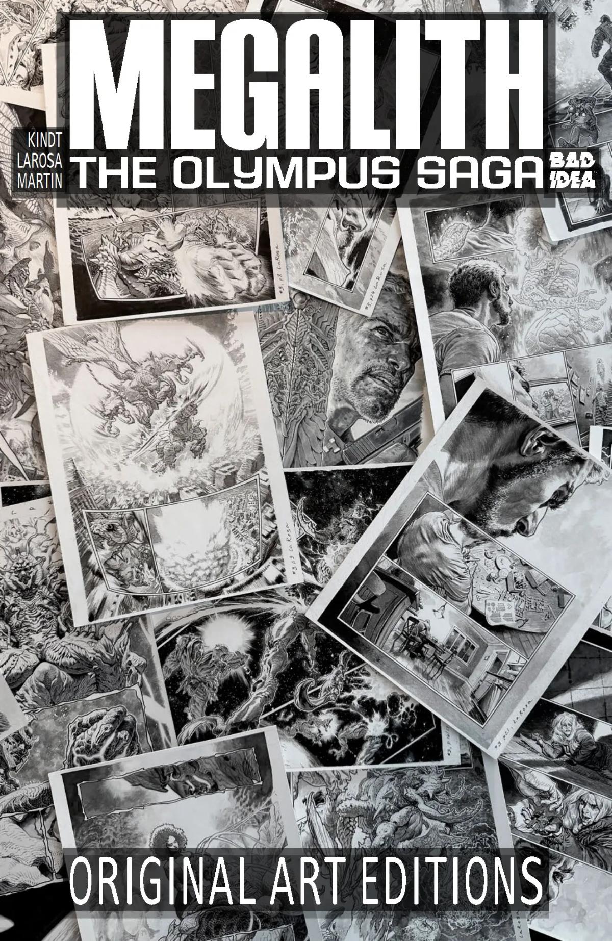OLYMPUS SAGA: MEGALITH Original Art Editions Compendium #1