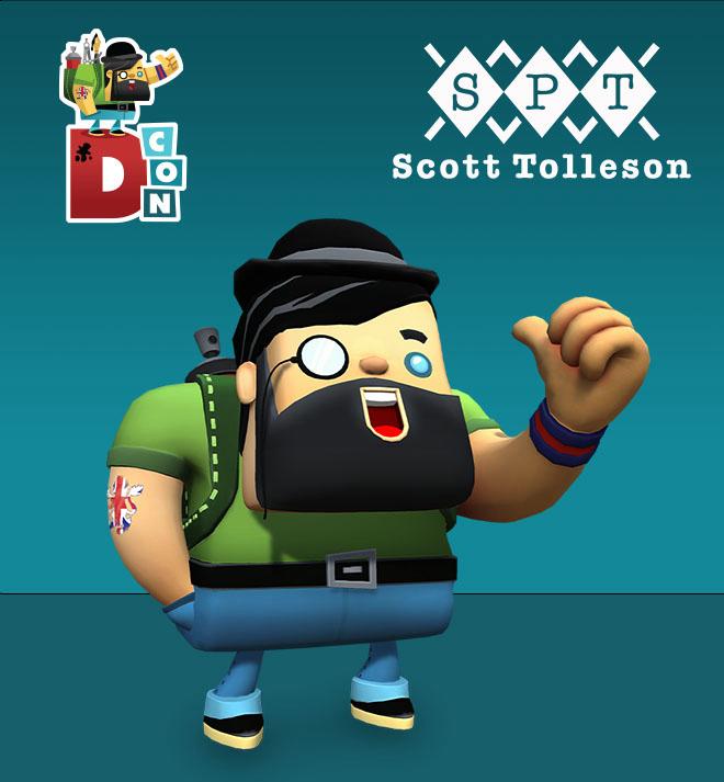 Scott Tolleson - DCon Mascot (U.K. Edition) image 1
