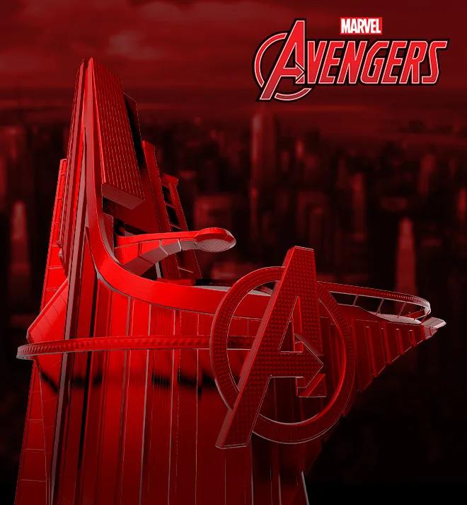 Avengers Tower Marvel Metallic Red image 1