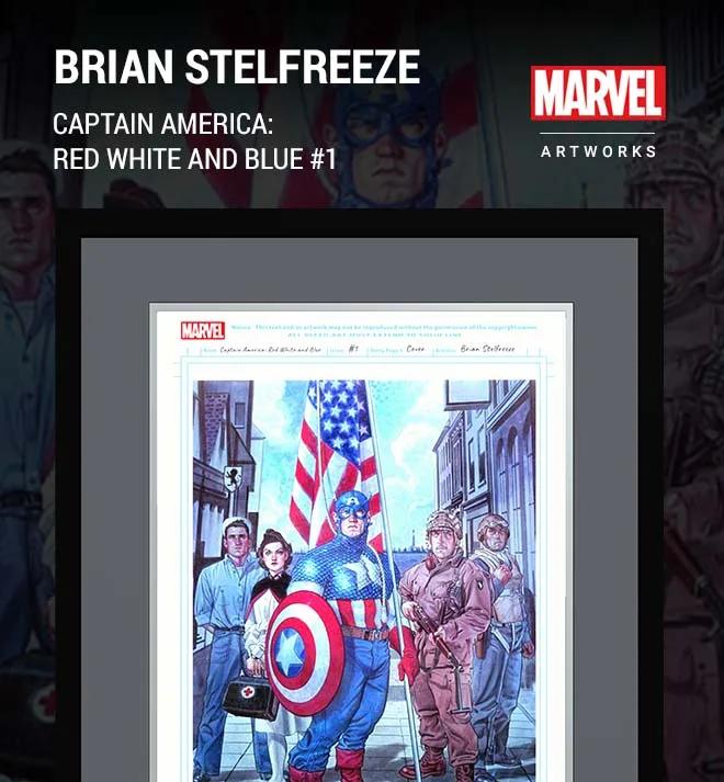 Brian Stelfreeze - Captain America: Red White and Blue #1 image 1