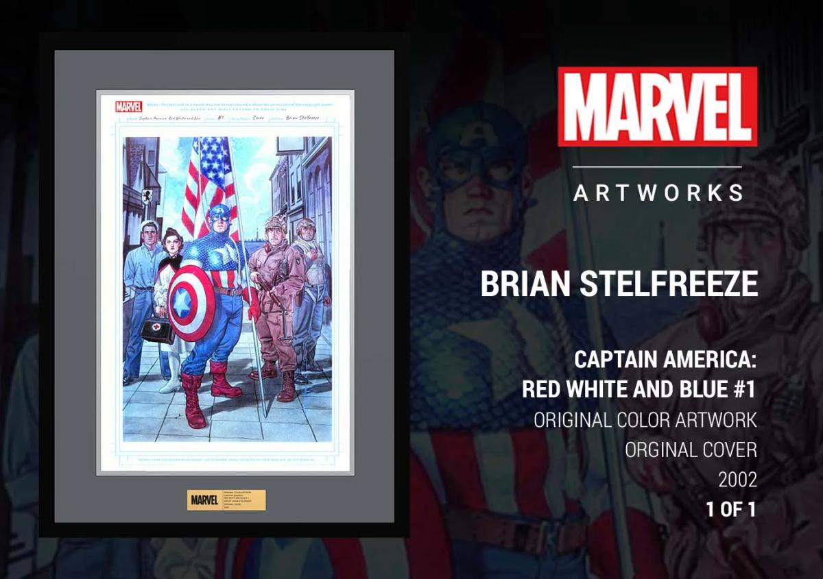Brian Stelfreeze - Captain America: Red White and Blue #1