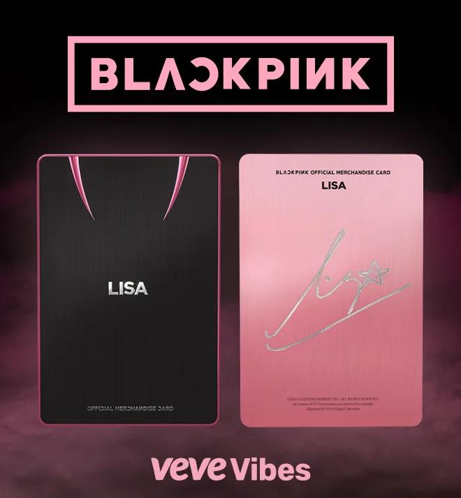 BLACKPINK LISA Pink Venom Card image 1