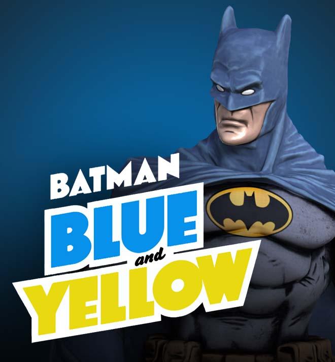 #01 Eduardo Risso Batman - Blue & Yellow image 1