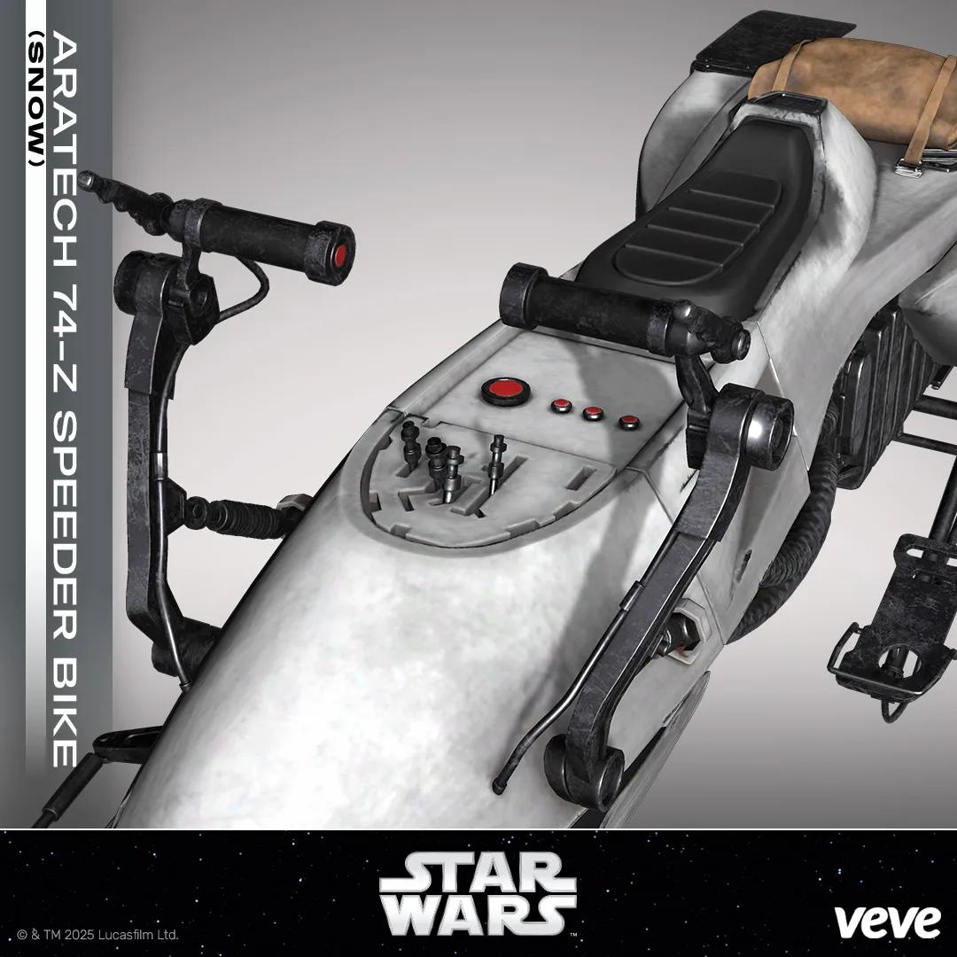 Star Wars Vehicles Series 7 - Speeder Bike (Snow) image 5