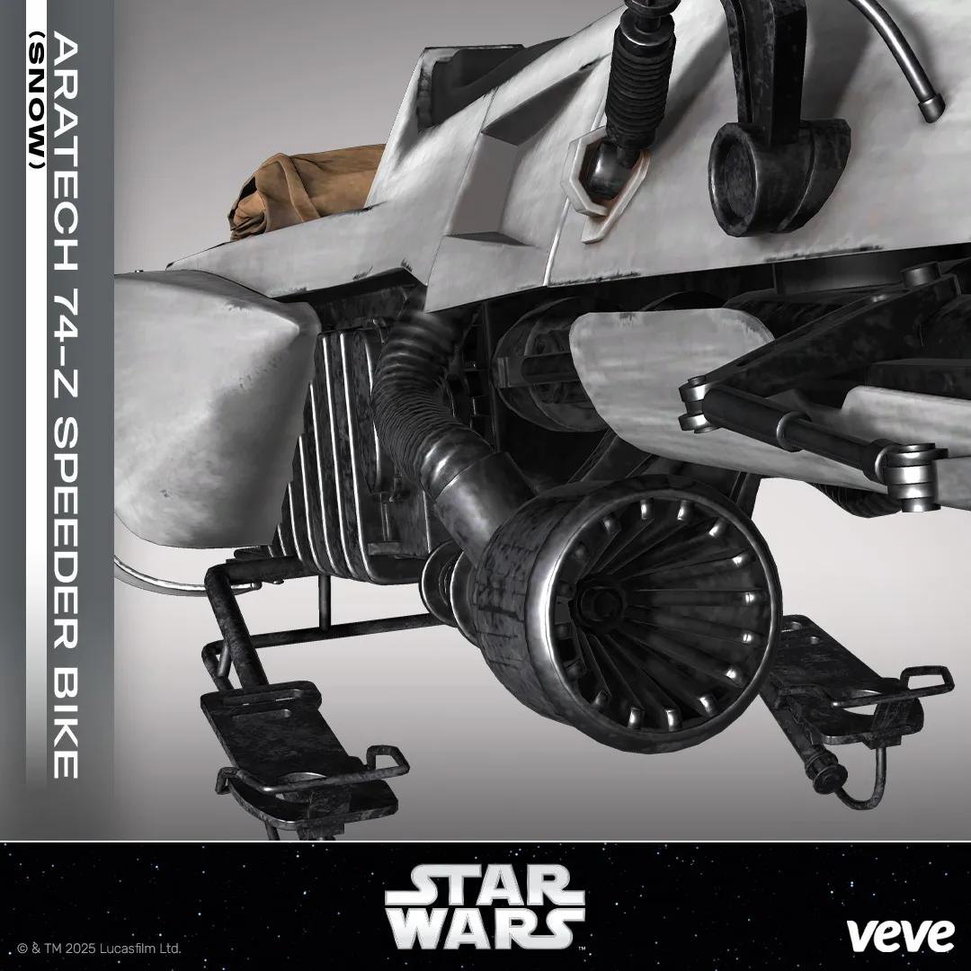 Star Wars Vehicles Series 7 - Speeder Bike (Snow) image 6