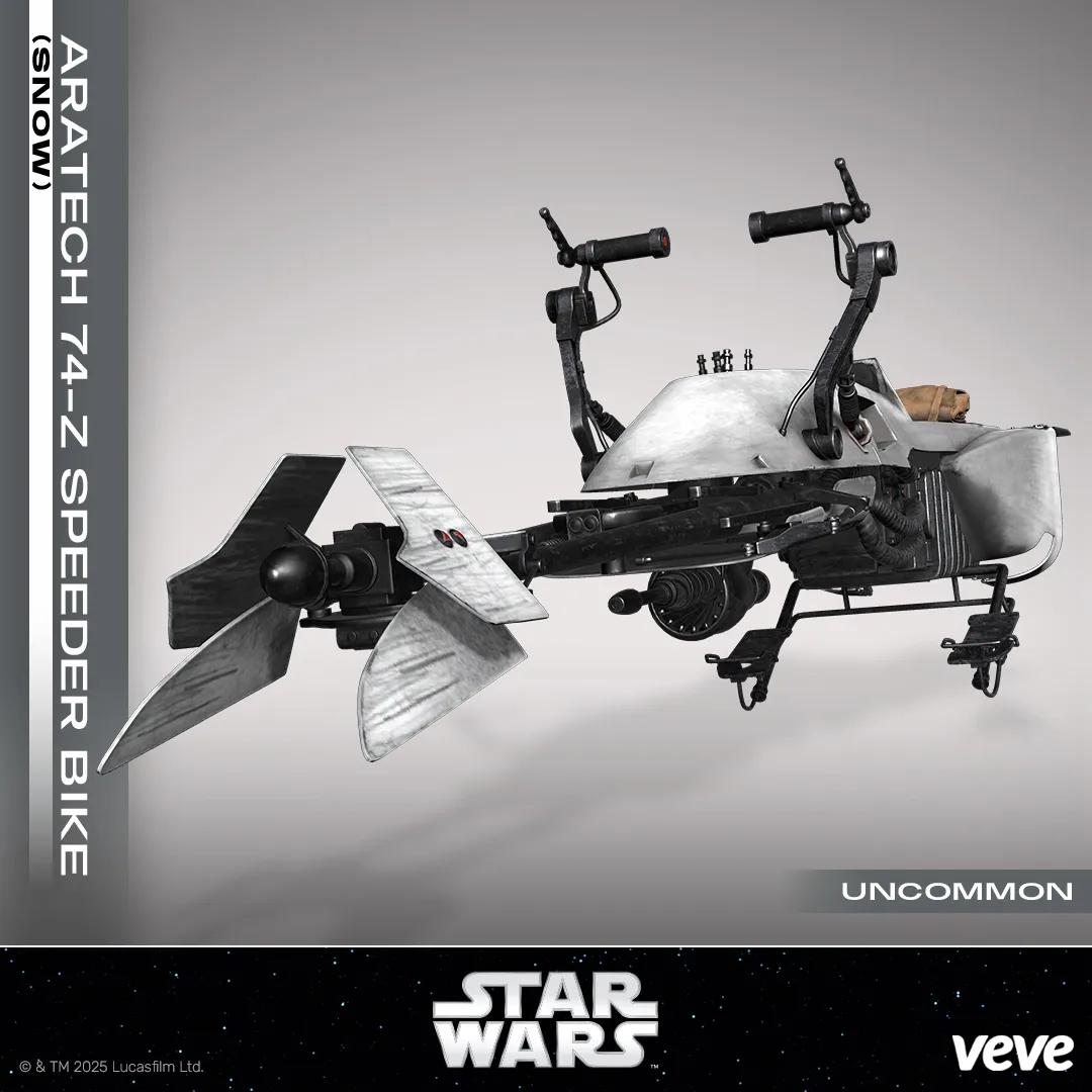 Star Wars Vehicles Series 7 - Speeder Bike (Snow) image 2