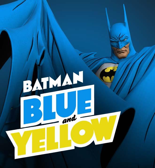 #100 Todd McFarlane Batman - Blue & Yellow image 1