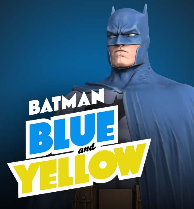 #101 Jim Lee Batman V3 - Blue & Yellow image 1