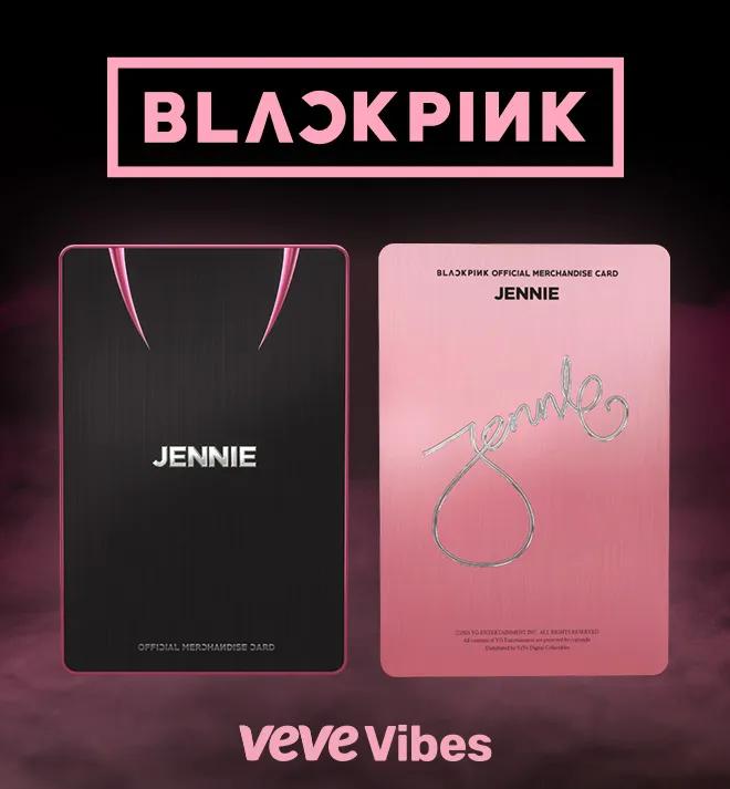 BLACKPINK JENNIE Pink Venom Card image 1