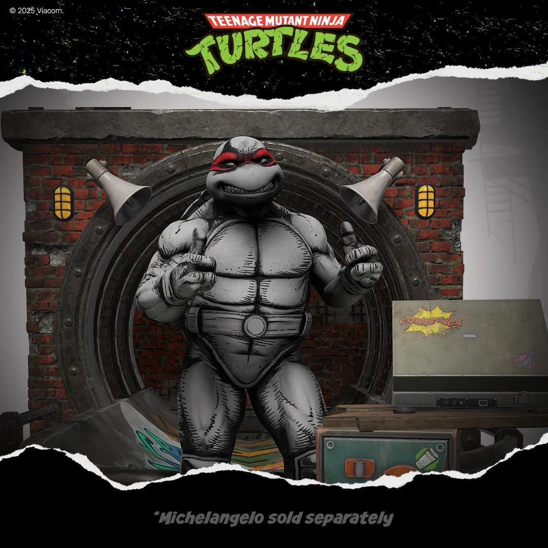 Teenage Mutant Ninja Turtles - Michelangelo Base Diorama