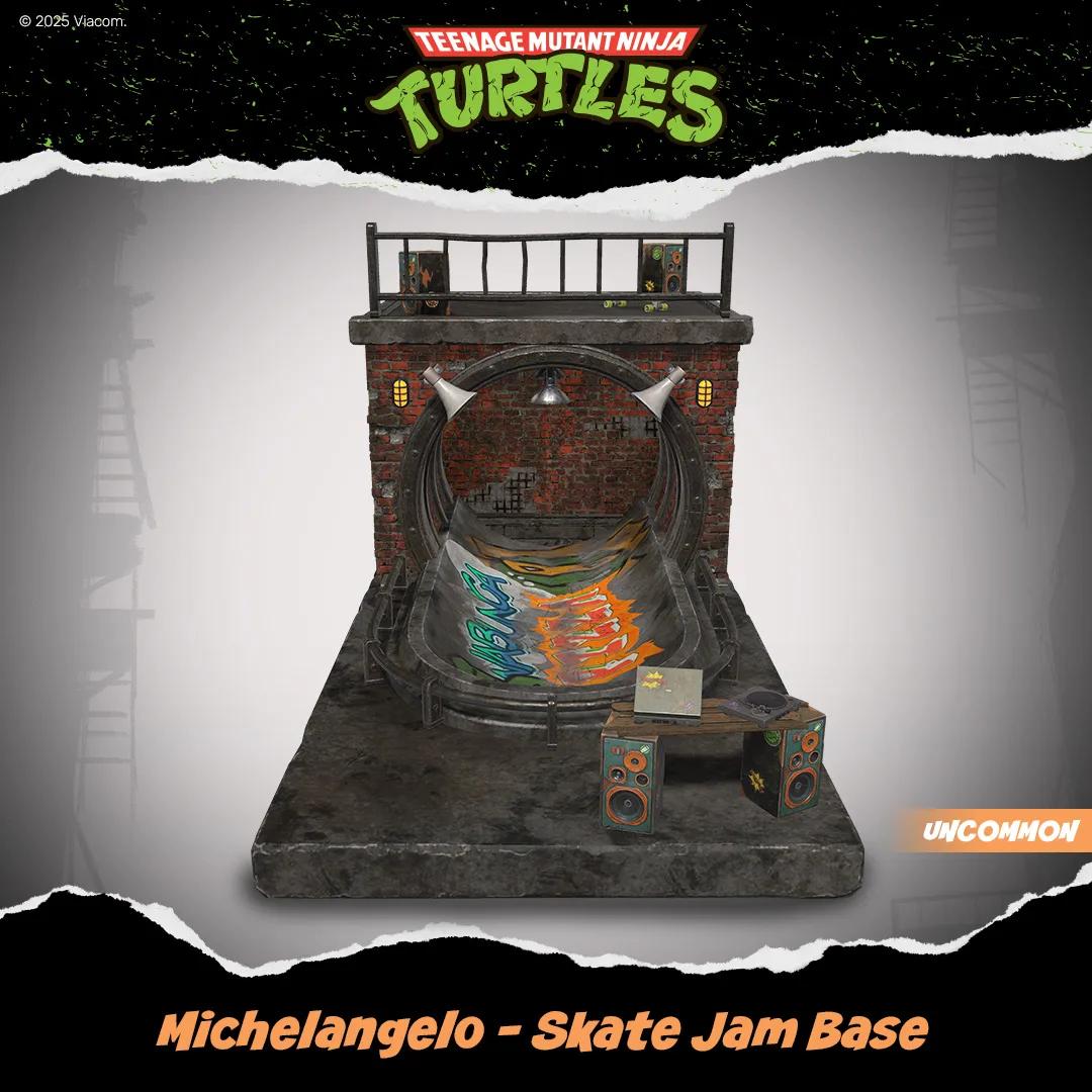Teenage Mutant Ninja Turtles - Michelangelo Base Diorama