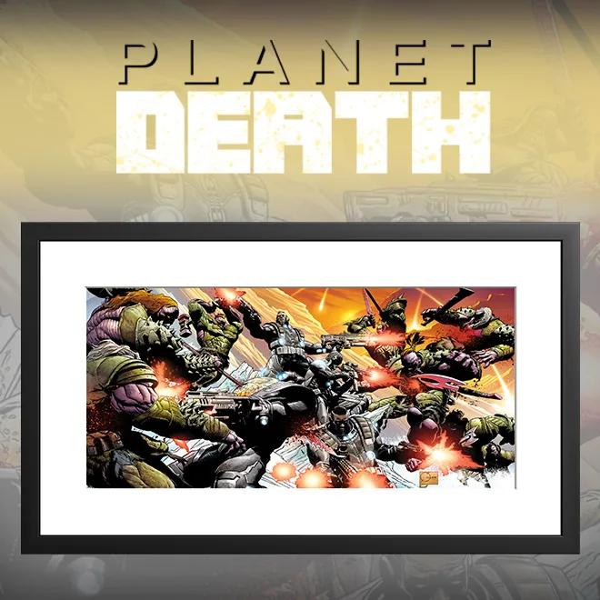 PLANET DEATH #1 Framed Art Series