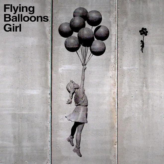 Brandalised™ Flying Balloons Girl Series